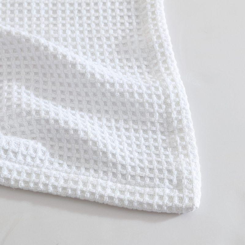 Eddie Bauer Solid Waffle White Twin Blanket