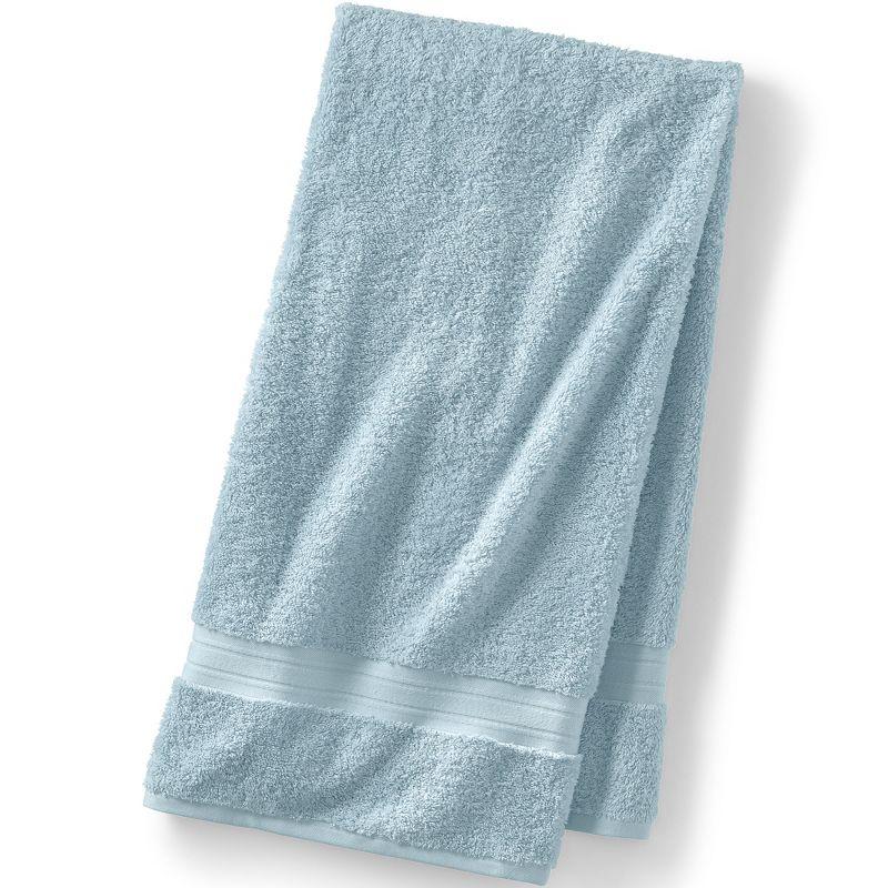 Lands' End Premium Supima Cotton Bath Towel - Dusty Blue