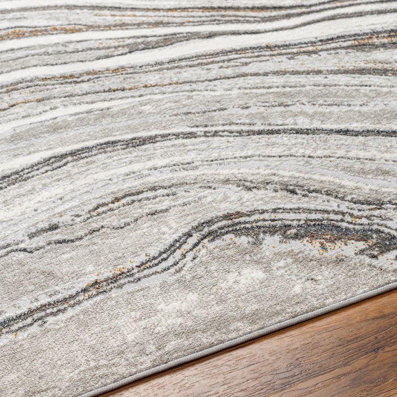 Mark & Day Glendy 5'3"x7' Rectangle Woven Indoor Area Rugs Charcoal/Beige