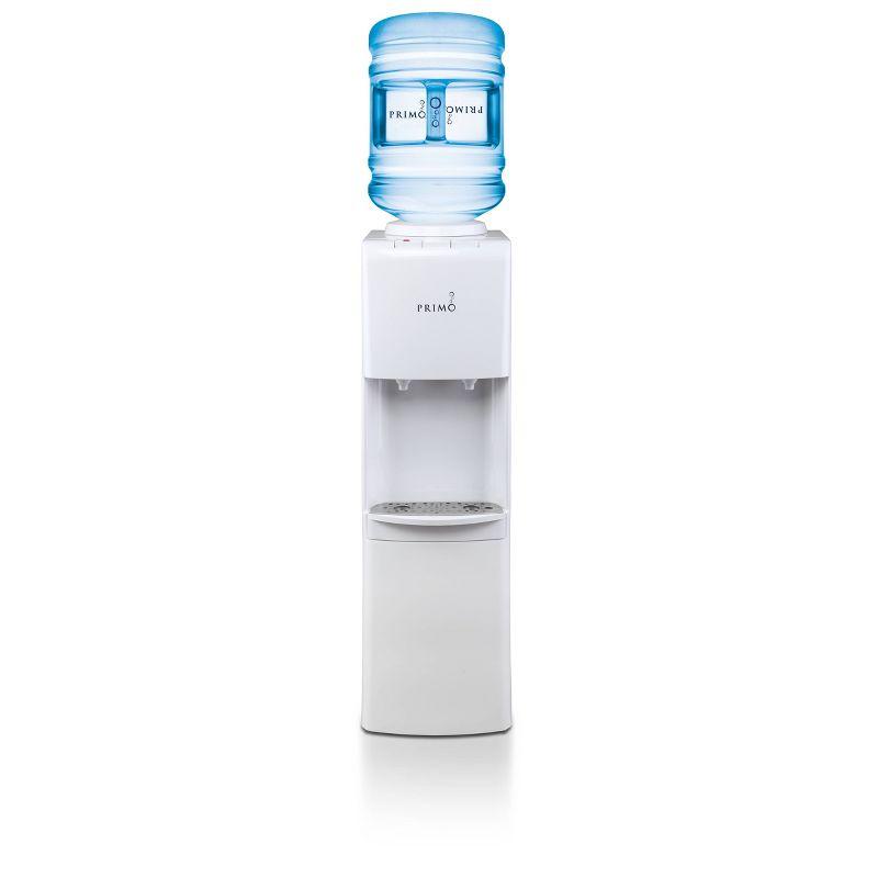 Primo White Freestanding Hot and Cold Water Dispenser