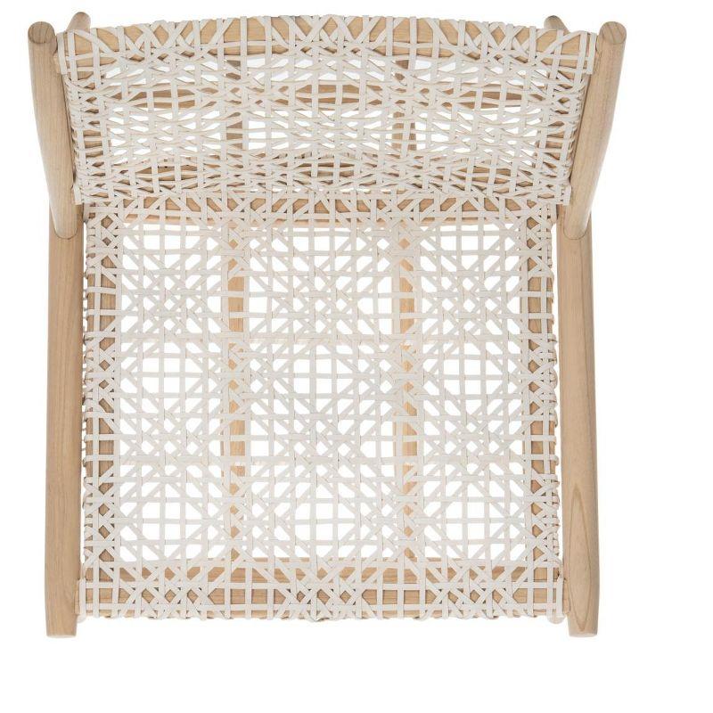 Bandelier Accent Chair - ACH1000 - Light Natural/White - Safavieh