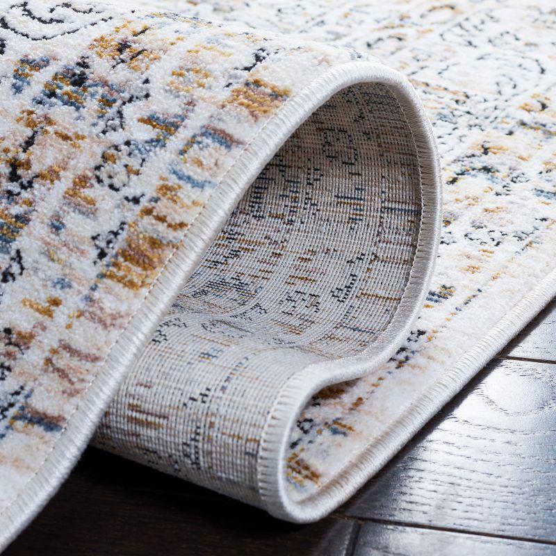 Moondust MND660 Power Loomed Area Rug - Ivory/Grey - 8'x10' - Safavieh.