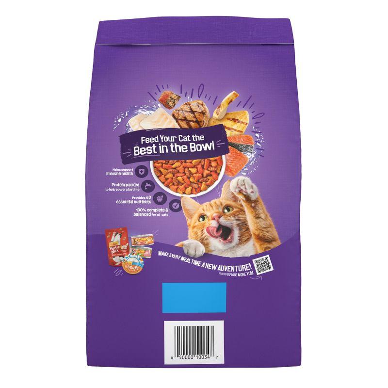 Purina Friskies Surfin &Turfin Favorites with Flavors of Chicken, Beef & Seafood Adult Balanced Dry Cat Food - 3.15lbs