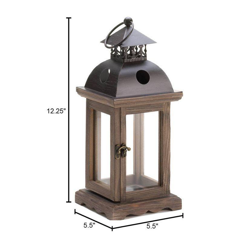 Iron Monticello Outdoor Lantern Brown - Zingz & Thingz