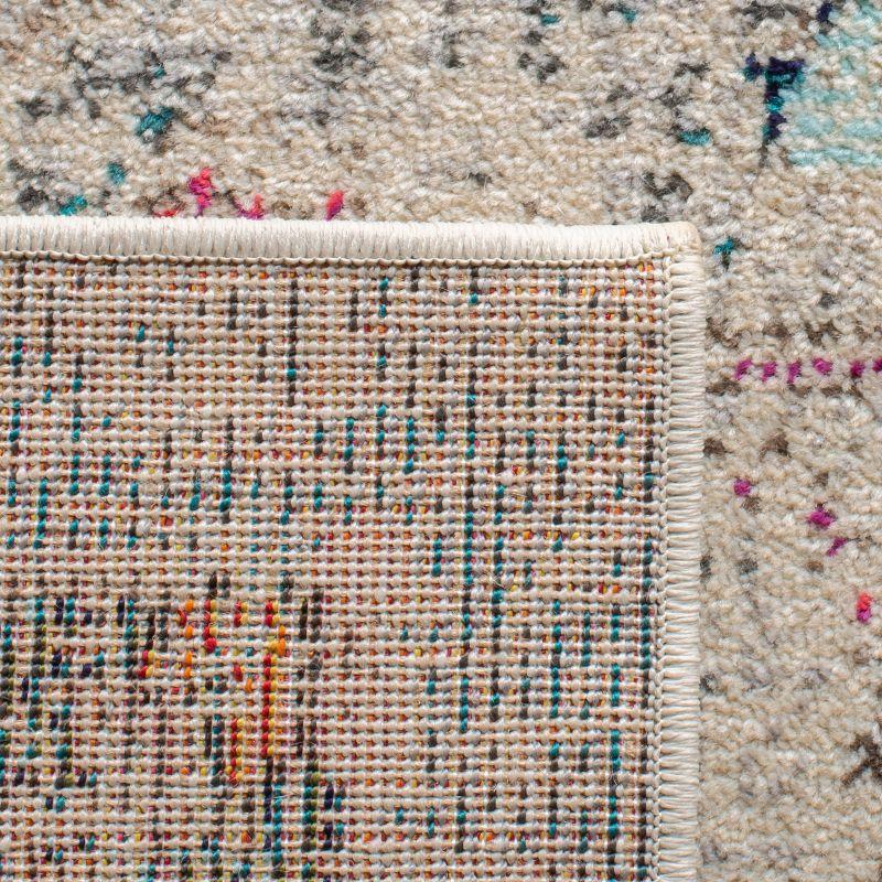 Madison MAD473 Power Loomed Indoor Area Rug - Grey/Gold - 4'x6' - Safavieh
