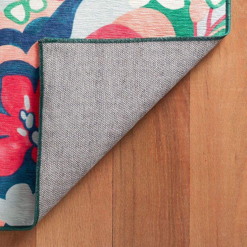 Annie Selke - Dash & Albert Dreamy Daisies Multi Machine Washable Rug, 8x10, Multi