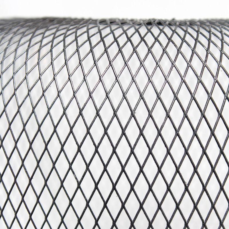 Metal Mesh Industrial Table Lamp Black - Simple Designs: ETL Listed, No Assembly Required
