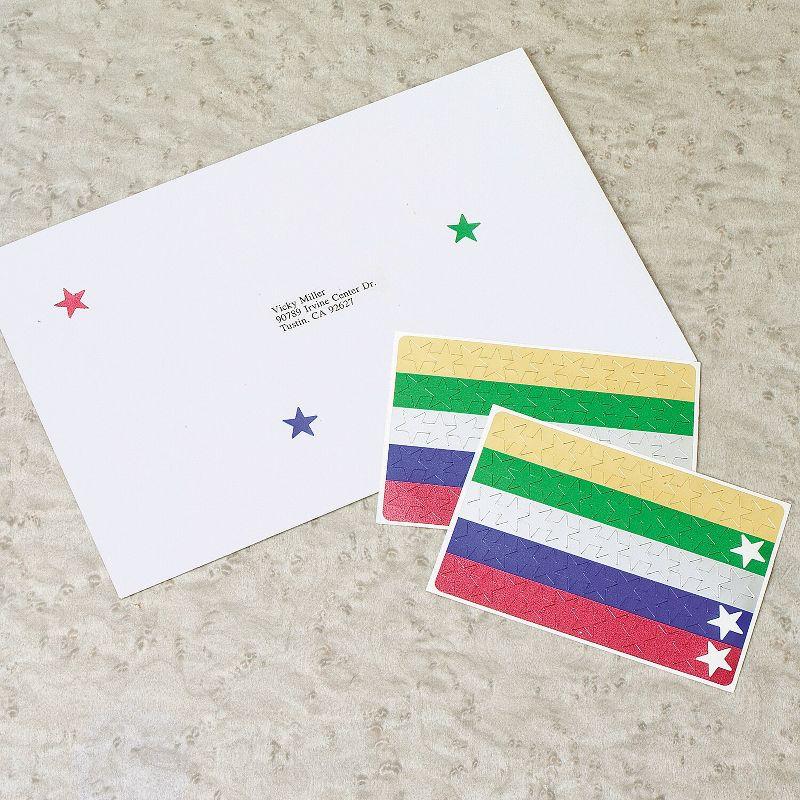 Avery Colored Foil Stars 1/2" dia Assorted Colors 440/Pack 06007