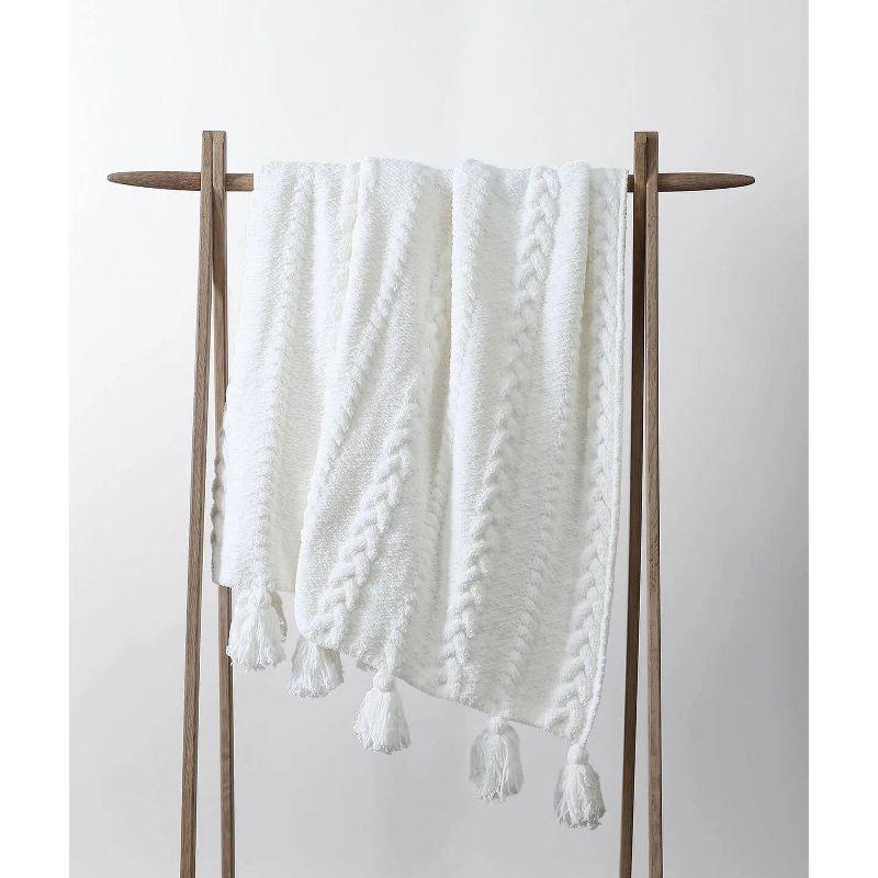 Sunday Citizen Braided Pom Throw Blanket