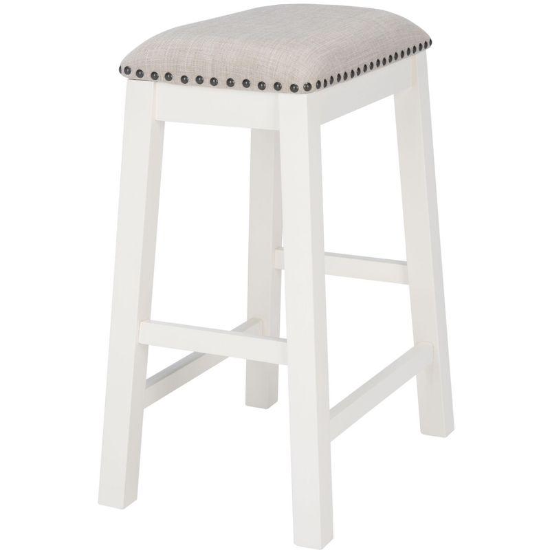 Aero Counter Stool (Set of 2) - White - Safavieh