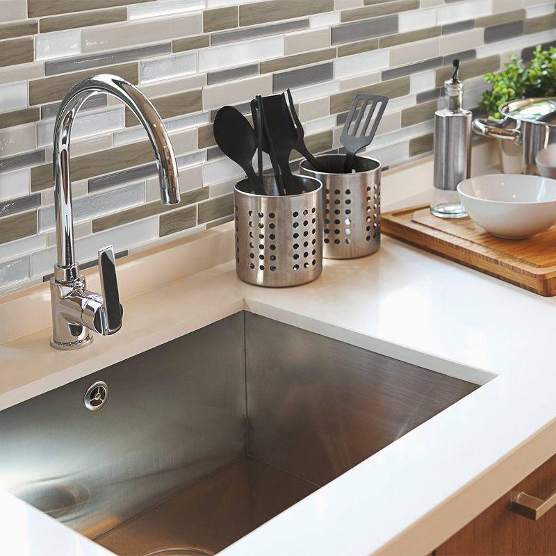 Peel and Stick Gel Backsplash Tile Milano 12" x 10"