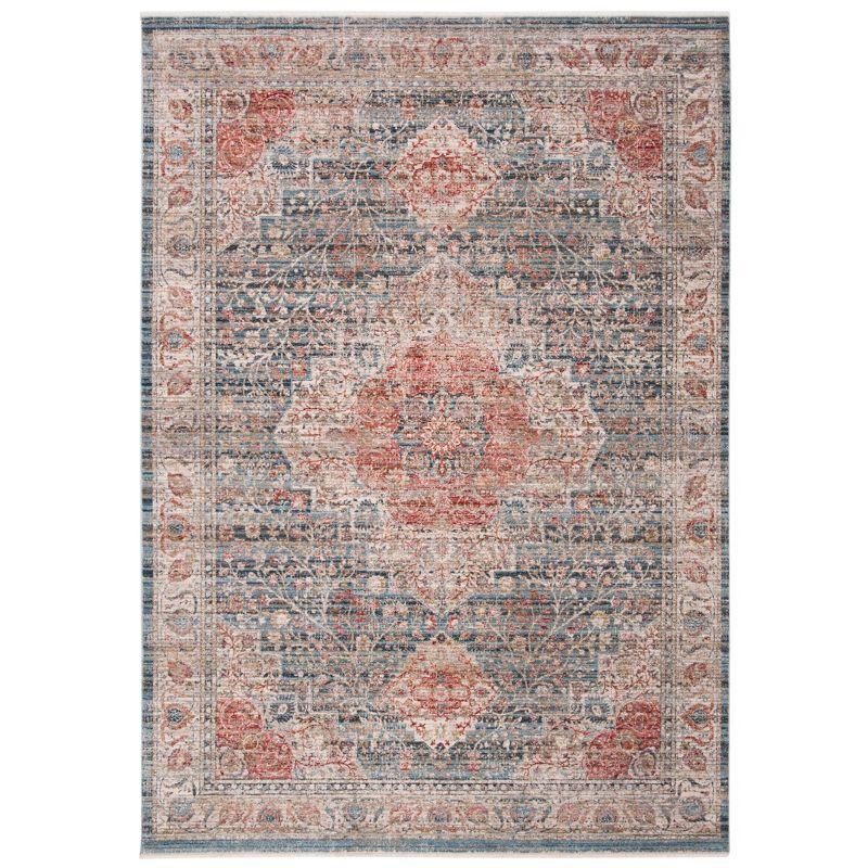 Ivory Medallion 9' x 12' Hand-knotted Synthetic Rug