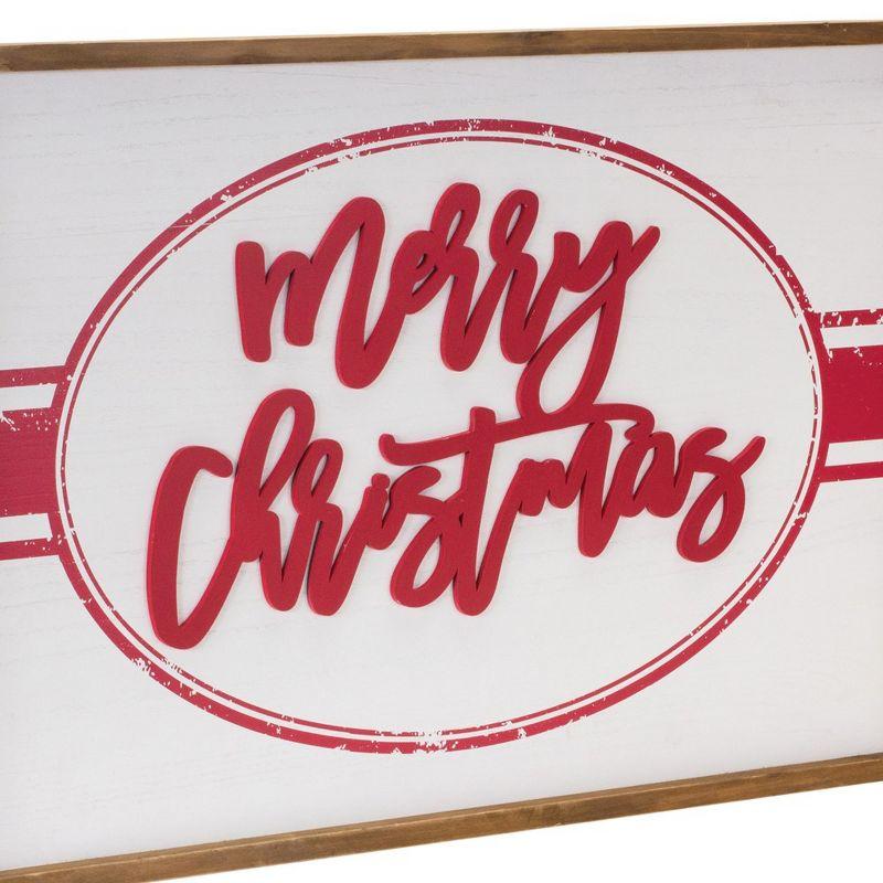 Melrose Wood Merry Christmas Sign 27.5"L