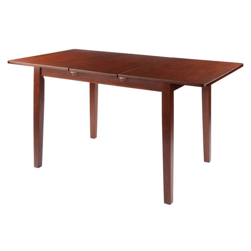 Winsome Transitional Walnut Extendable Dining Table