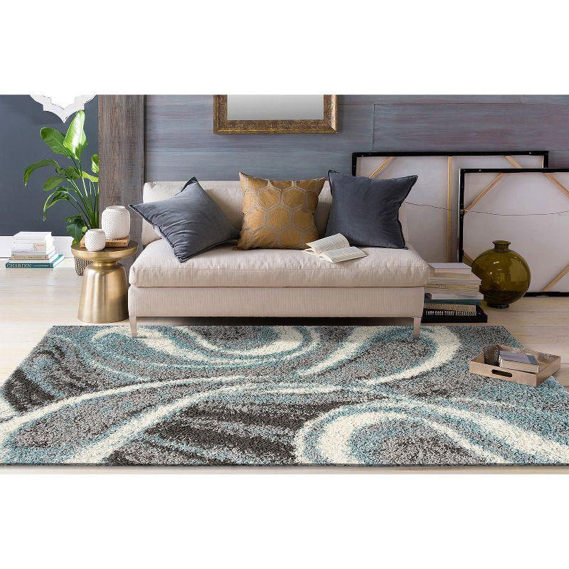 World Rug Gallery Contemporary Cozy Plush Shag Area Rug