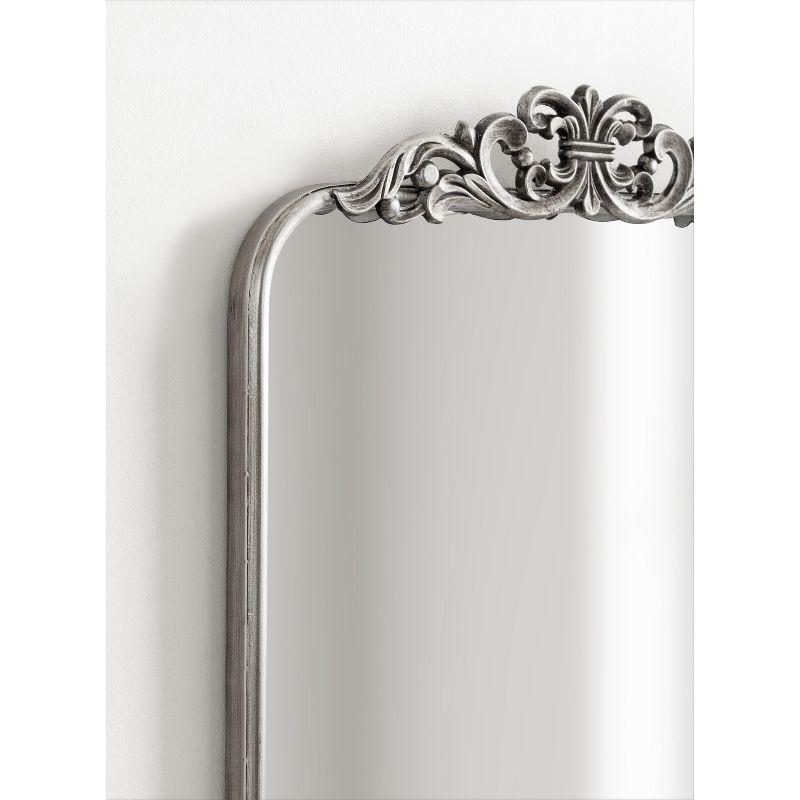 Kate and Laurel Laubry Ornate Framed Wall Mirror, 20x30, Silver