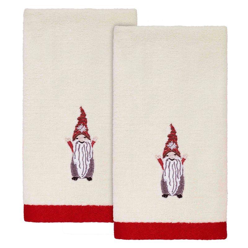 Avanti Linens Christmas Gnomes 2-Pack Fingertip Towel Set