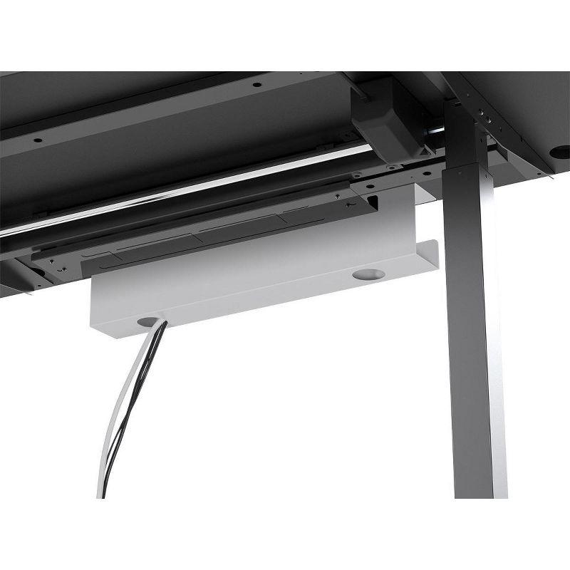 Monoprice Under Desk Cable Tray - Steel With Power Supply and Wire Management - Workstream Collection