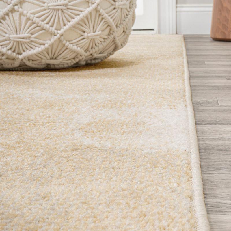 Petalo Abstract Two-Tone Modern Area Rug - JONATHAN Y