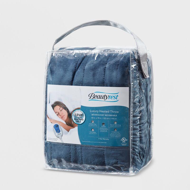 Plush Electric Heated Throw Blanket - Beautyrest