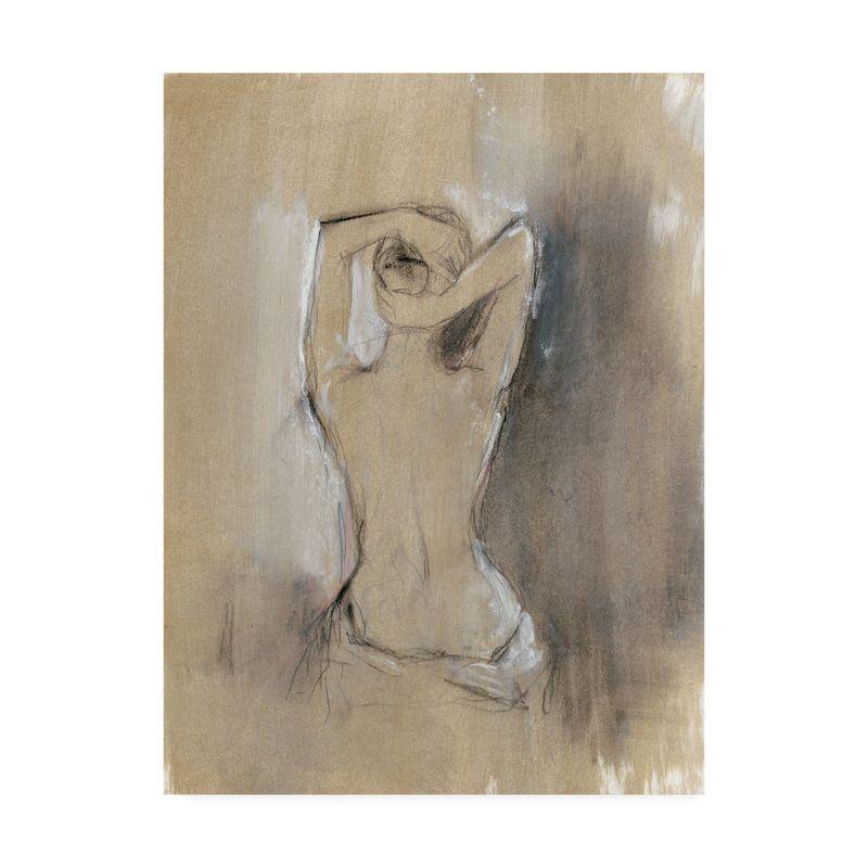 Trademark Fine Art -Ethan Harper 'Contemporary Draped Figure I' Canvas Art