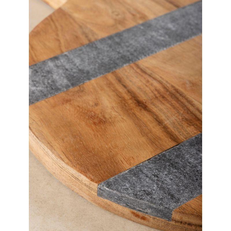 Mandawa Charcuterie Board - Gray, 23"