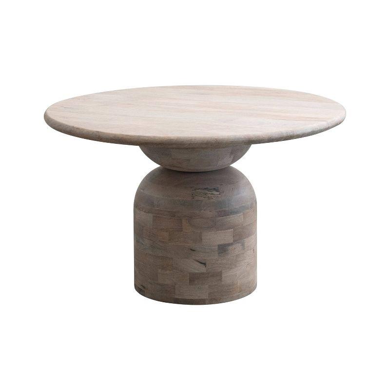 Kashida Round Solid Wood Dining Table