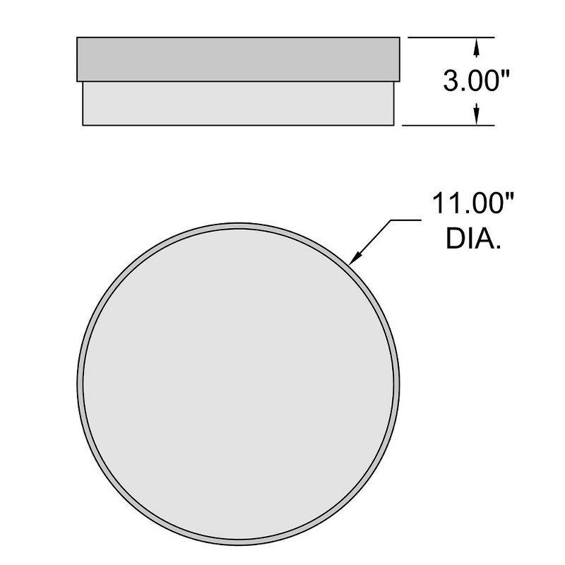 Access Lighting Roma 1 - Light Flush Mount in  Antique Brushed Brass
