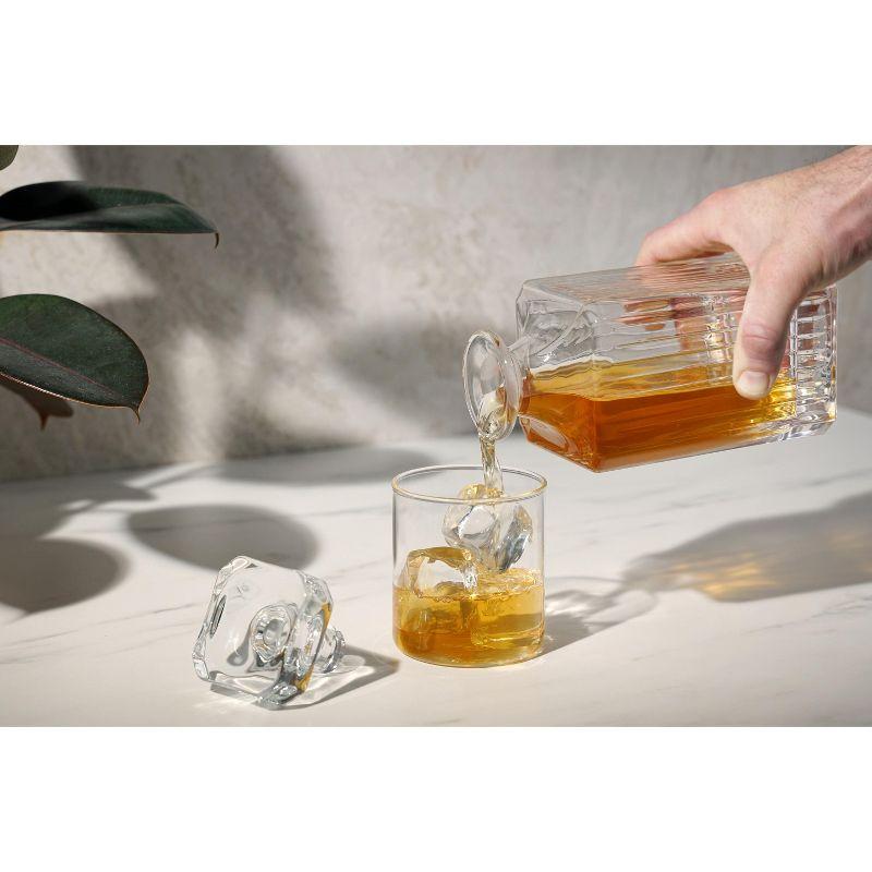 Viski Reserve Milo Crystal Liquor Decanter