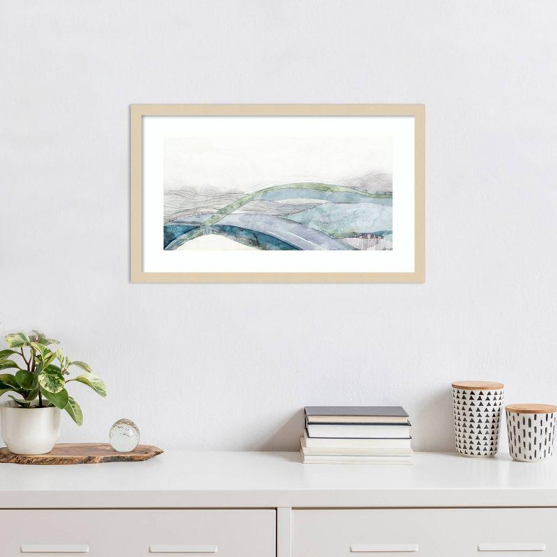 Way of Water Abstract Expressionism Framed Wall Art Print