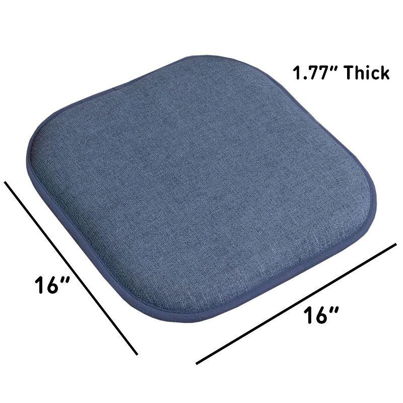 Sweet Home Collection Outdoor 1'' Dining Chair Cushion/Barstool Cushion Chair Pad