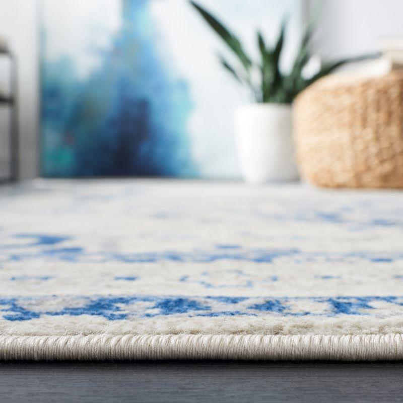 Brentwood BNT852 Power Loomed Indoor Area Rug - Beige/Blue - 5'3"x7'6" - Safavieh