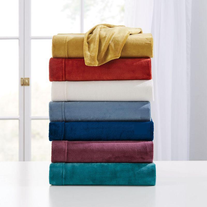 King Taupe Microfleece 4-Piece Sheet Set