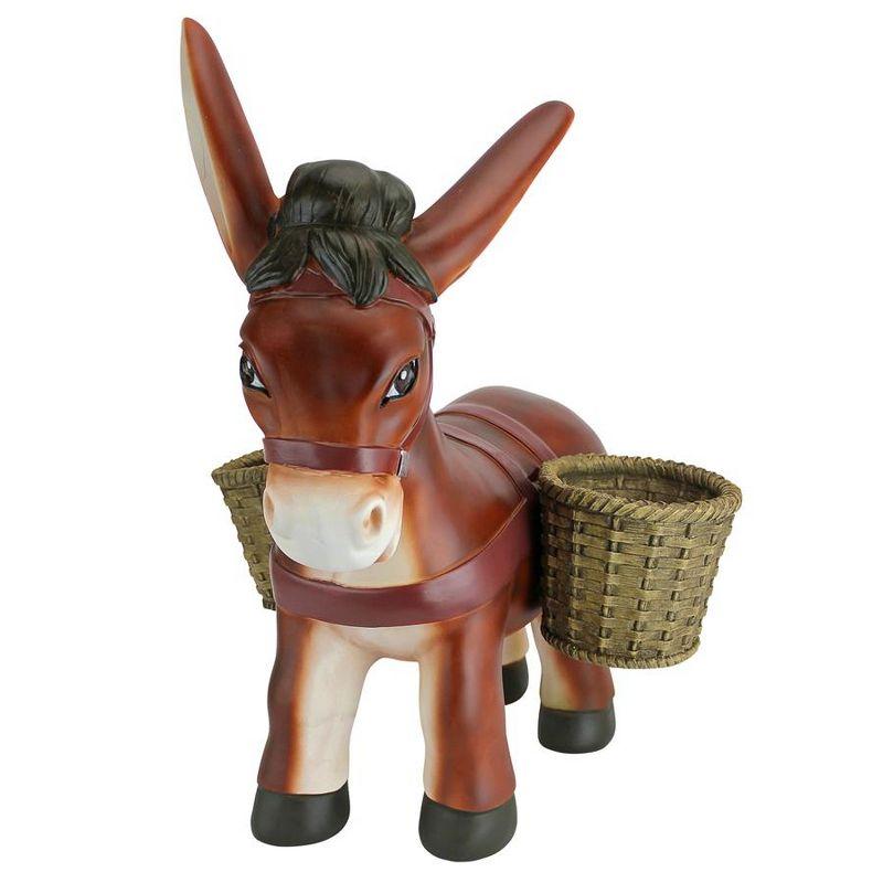 Pancho the Burro Donkey Statue Planter