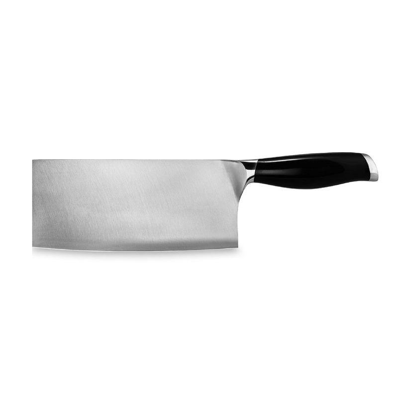 Ken Hom 7-Inch Stainless Steel Black Handle Cleaver