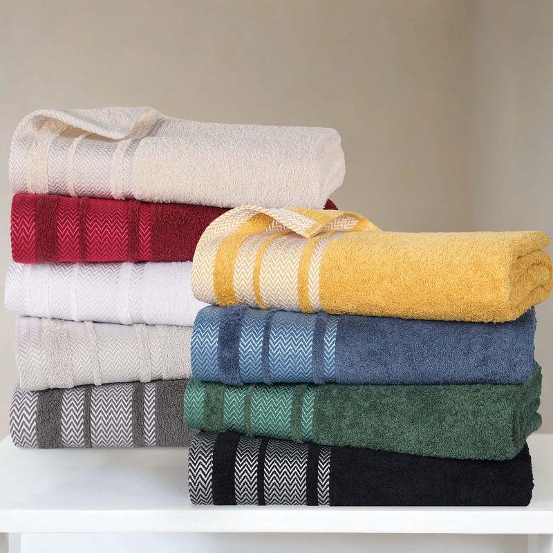 Cotton Medium Weight 12 Piece Bathroom Towel Set by Blue Nile Mills