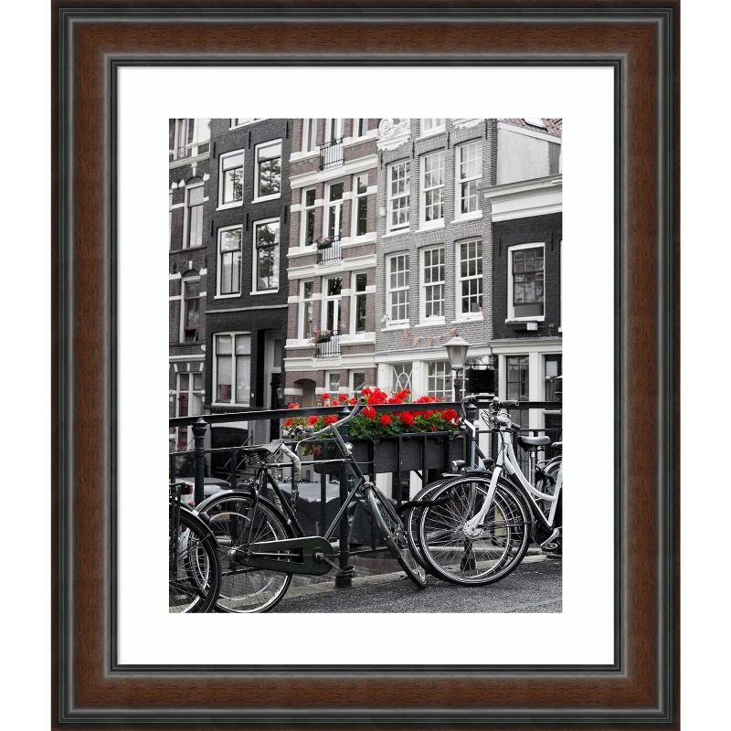 Amanti Art Cyprus Walnut Wood Picture Frame Opening Size 20x24 in. (Matted To 16x20 in.)