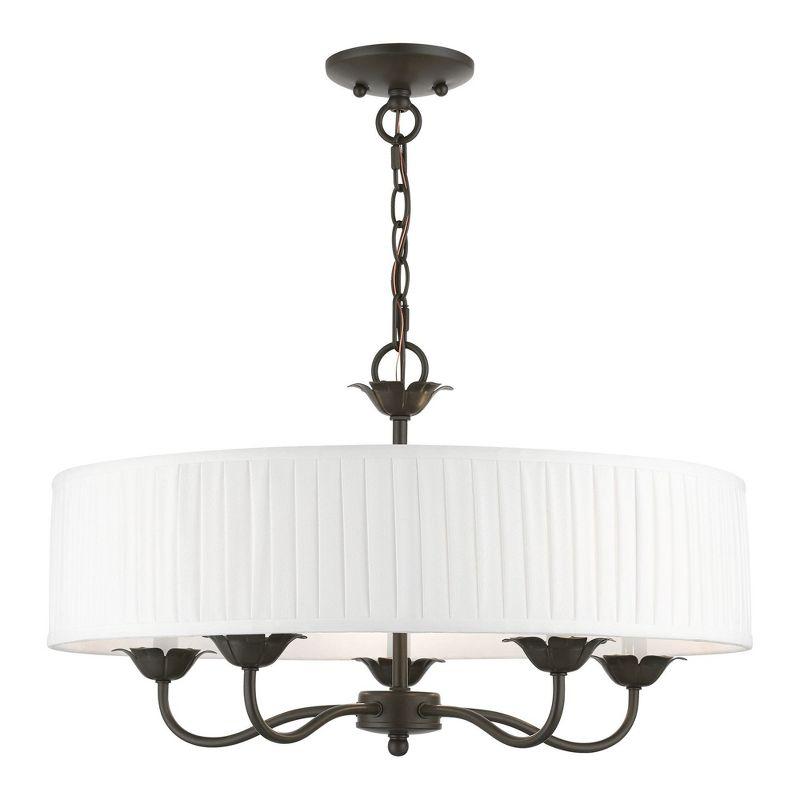 Livex Lighting Edinburgh 5 - Light Pendant in  English Bronze