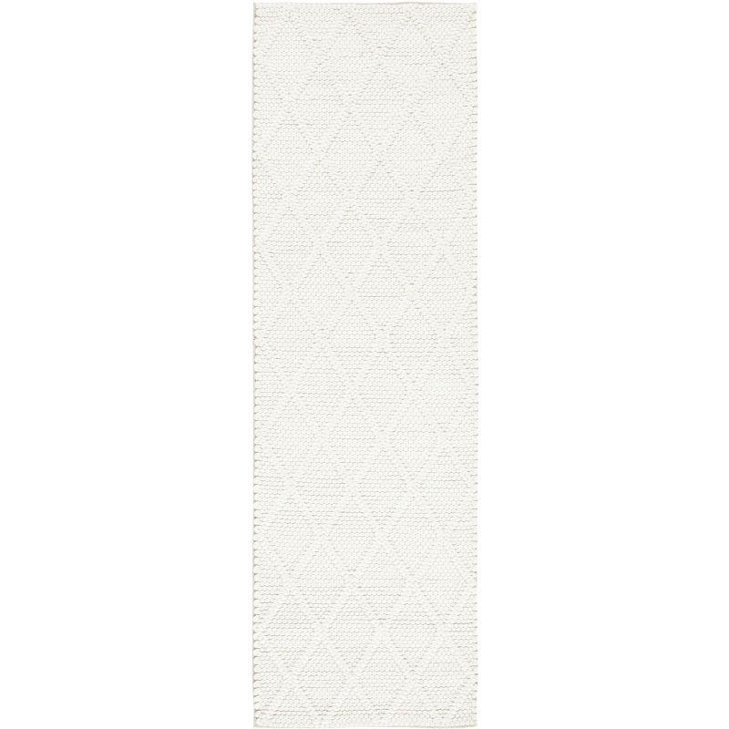 Natura NAT310 Hand Woven Runner Rug - Ivory/Ivory - 2'3"x14' - Safavieh.