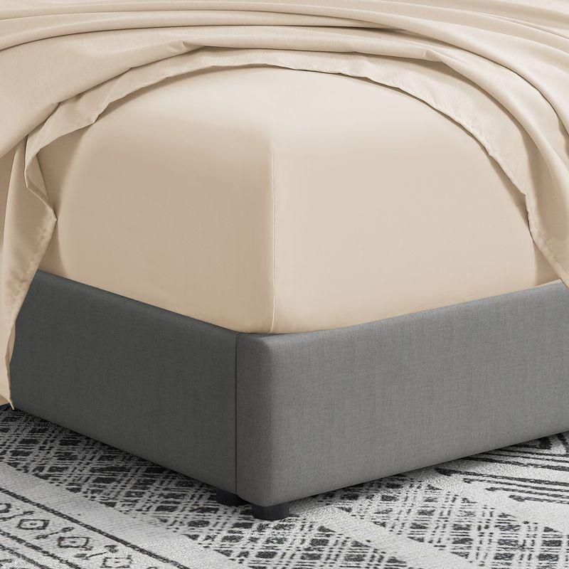 Swift Home 1800 Series 16 Inch Deep Microfiber Fitted Sheet