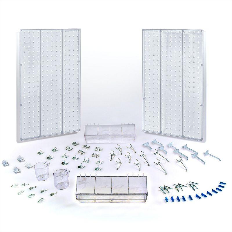 70-Piece Pegboard Organizer Kit (2- 13.5" x 22")