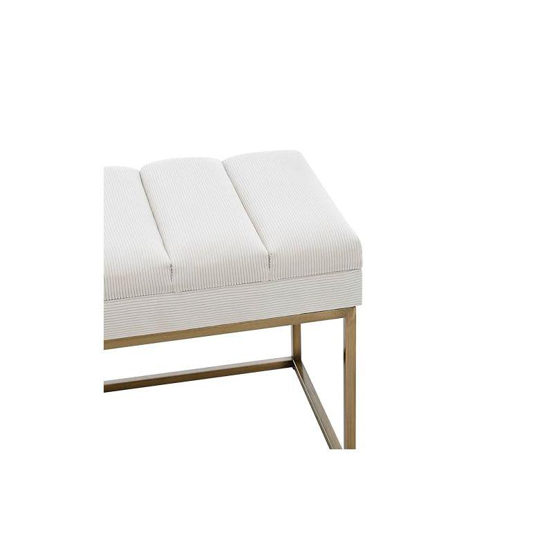 Everly Quinn Georgenia Polyester Upholstered Bench
