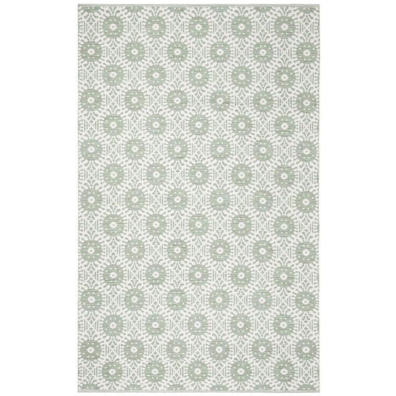 Montauk MTK612 Hand Woven Indoor Area Rug - Light Green/Ivory - 8'x10' - Safavieh
