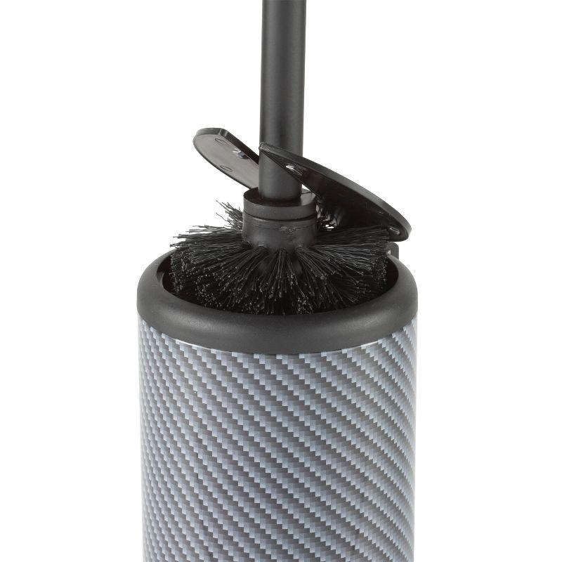 Toilet Brush with Self Closing Lid - Bath Bliss