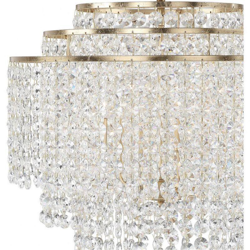 Crystorama Lighting Gabrielle 6 - Light Chandelier in  Antique Gold