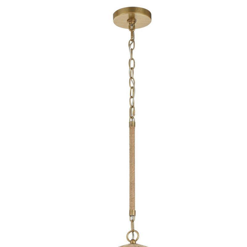 Crystorama Lighting Jace 3 - Light Pendant in  Soft Gold