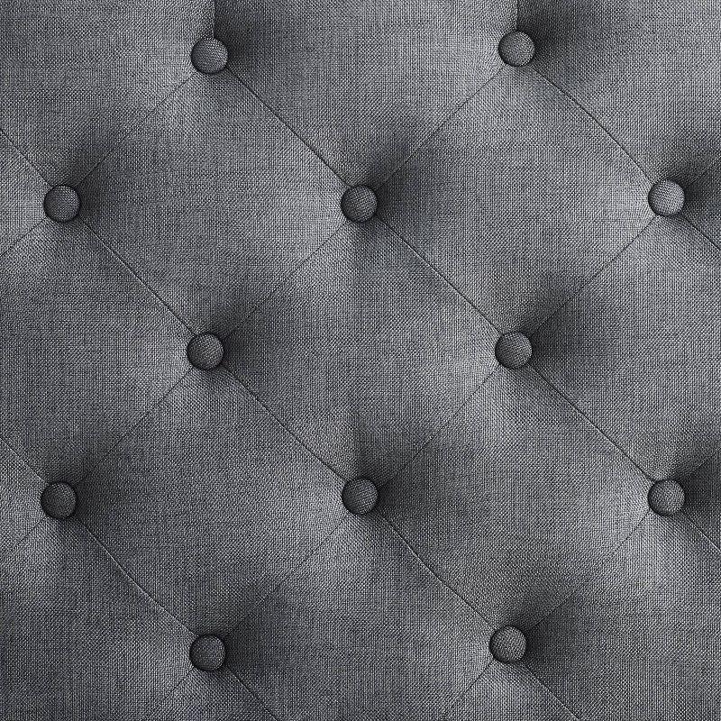 Kelly Clarkson Home Landis 35" Nailhead Trim Tufted Upholstered Ottoman & Reviews | Wayfair