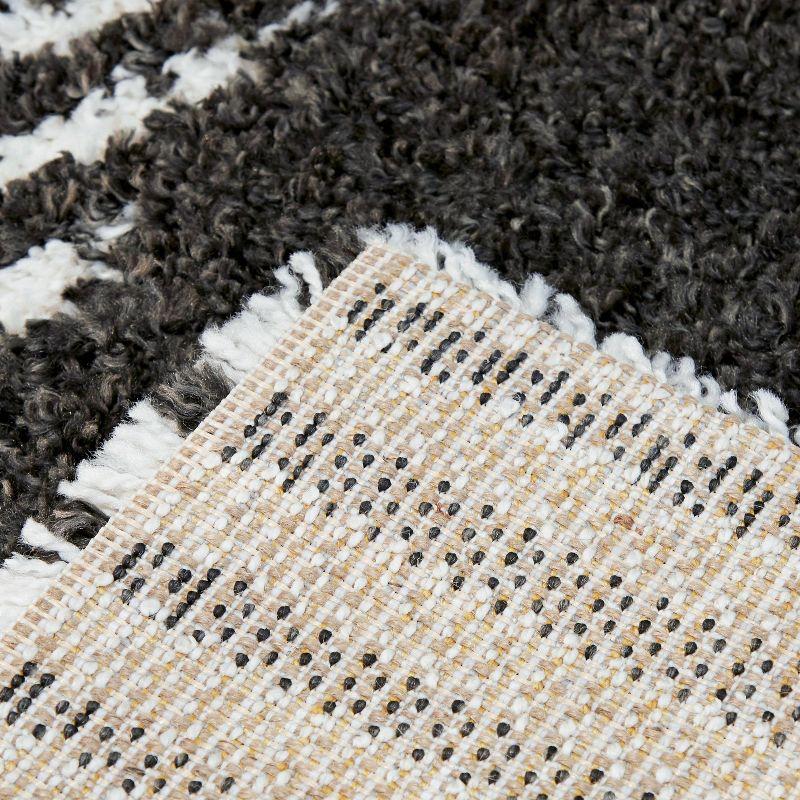 Ashlynn Geometric Charcoal Area Rug