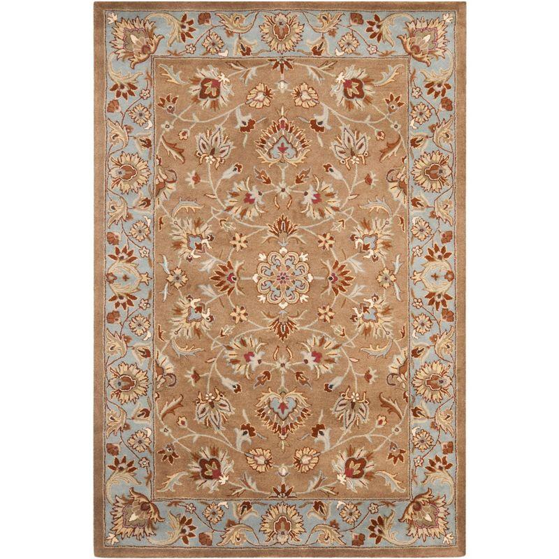 Heritage HG821 Hand Tufted Area Rug - Beige/Blue - 6'x9' - Safavieh.
