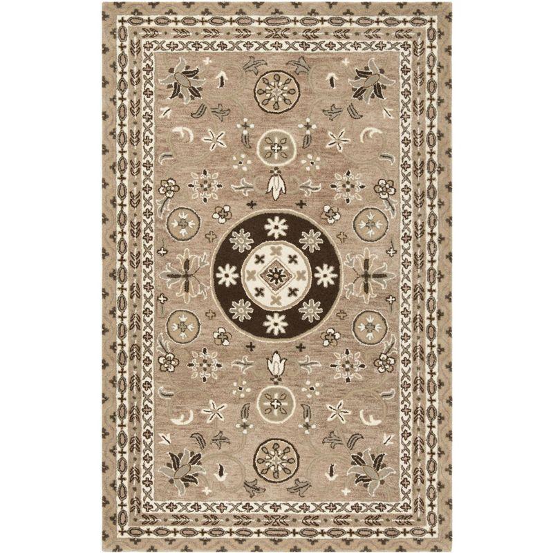 Global Inspirations Hand-Tufted Wool Multicolor Area Rug - 59"x7"